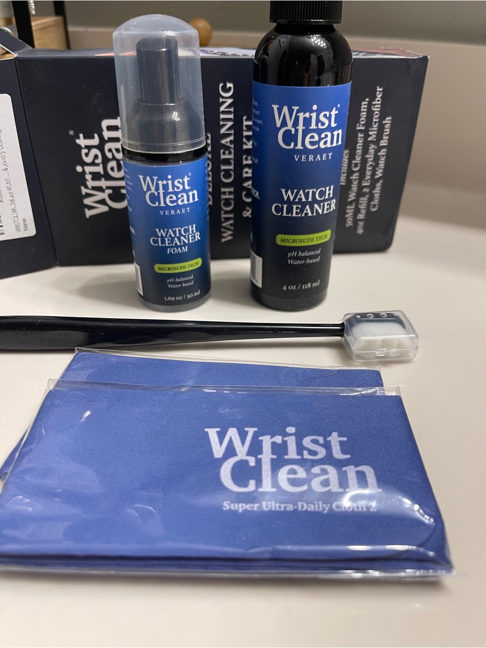 Lux Wrist Clean Watch Cleaning Kit — Blue